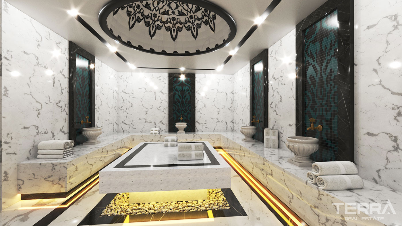 Luxury Flats for Sale in a 5-Star Hotel Concept in Alanya Avsallar - 49287