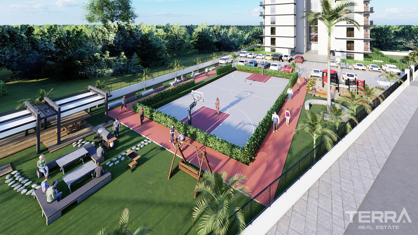 Luxury Flats for Sale in a 5-Star Hotel Concept in Alanya Avsallar - 49289