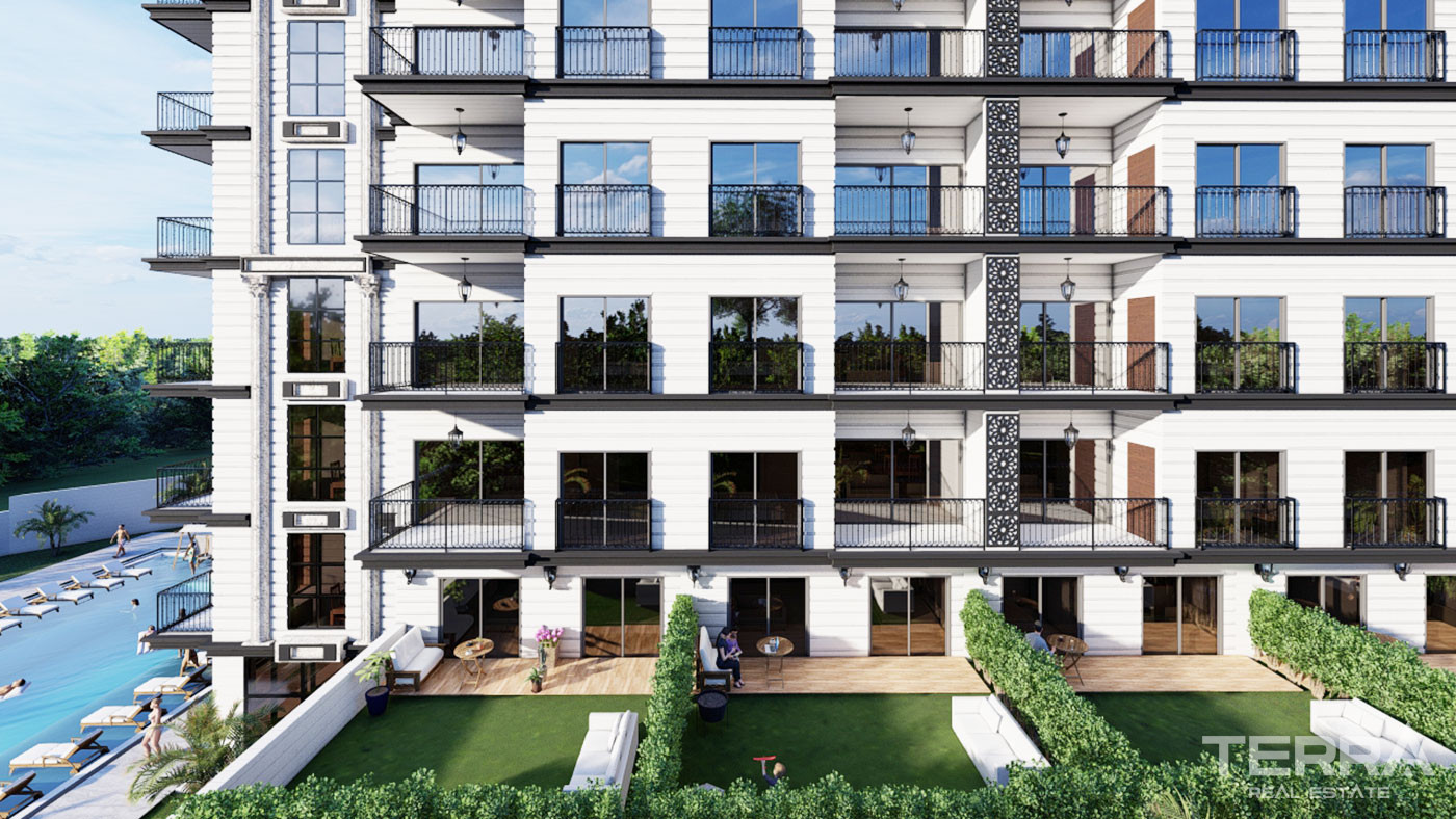 Luxury Flats for Sale in a 5-Star Hotel Concept in Alanya Avsallar - 49297
