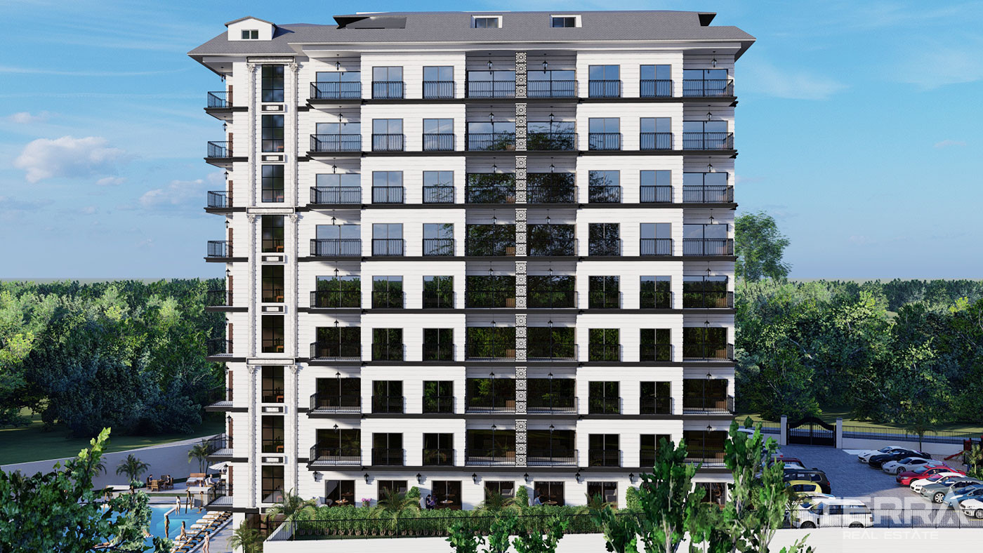 Luxury Flats for Sale in a 5-Star Hotel Concept in Alanya Avsallar - 49298