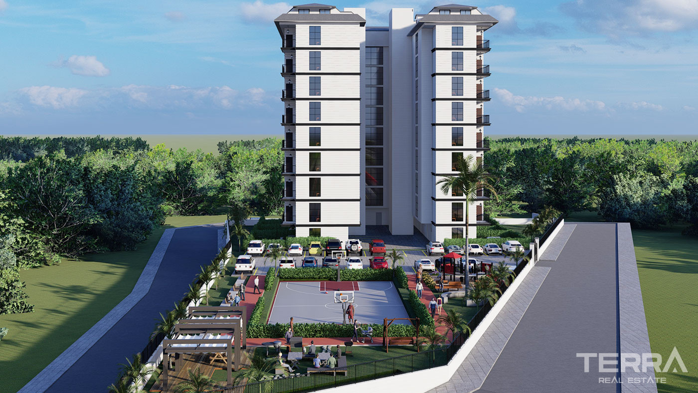 Luxury Flats for Sale in a 5-Star Hotel Concept in Alanya Avsallar - 49302
