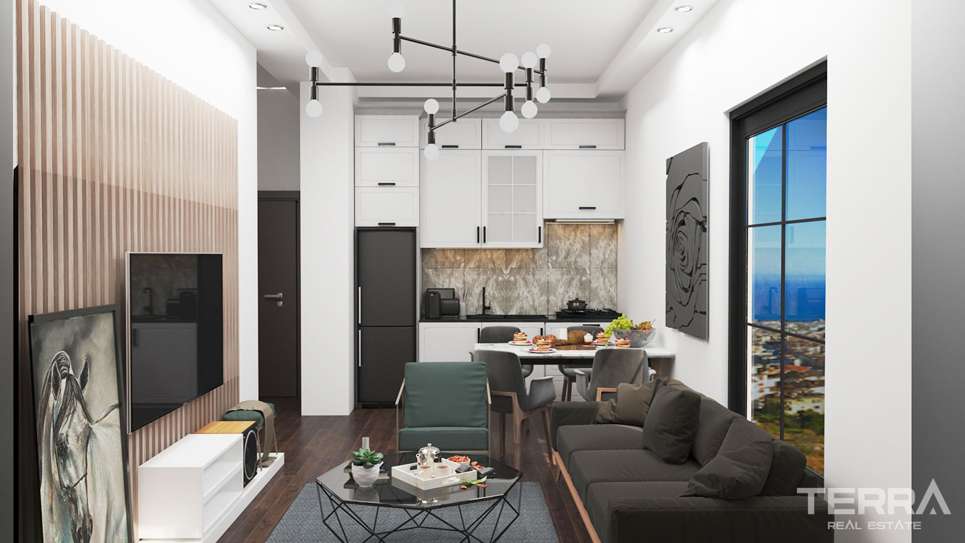 Luxury Flats for Sale in a 5-Star Hotel Concept in Alanya Avsallar - 49329