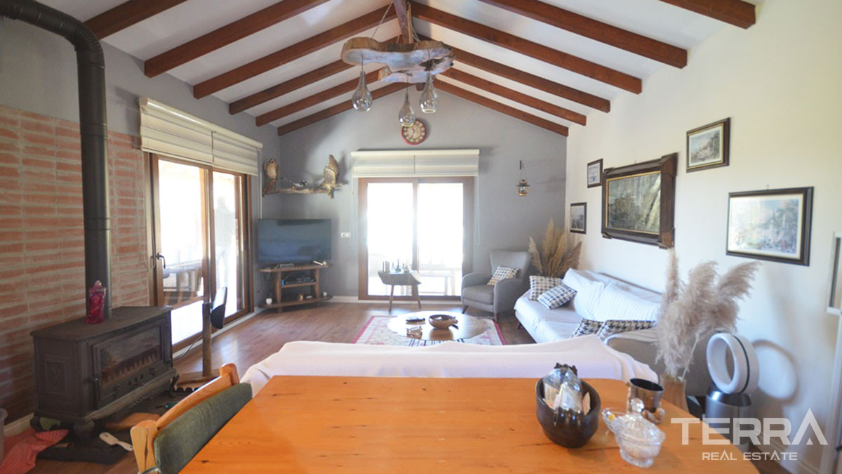 Formidable Maison Sur Terrain Privé de 1000 m2 à Üzümlü Fethiye - 49416