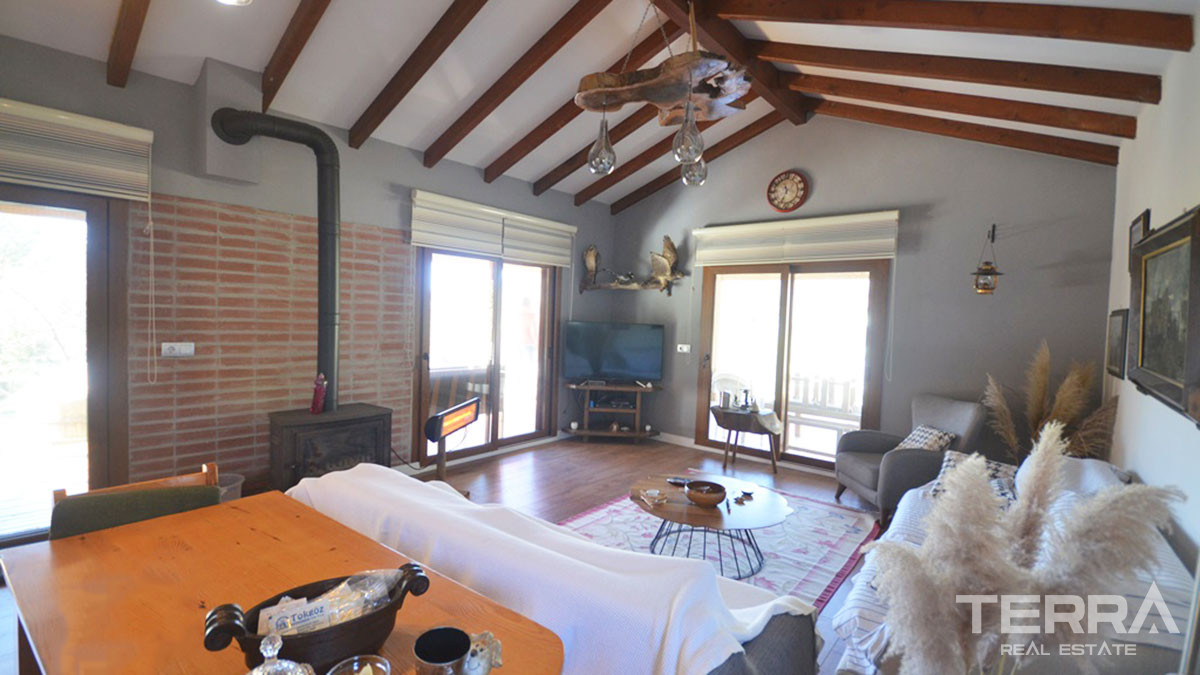 Formidable Maison Sur Terrain Privé de 1000 m2 à Üzümlü Fethiye - 49417