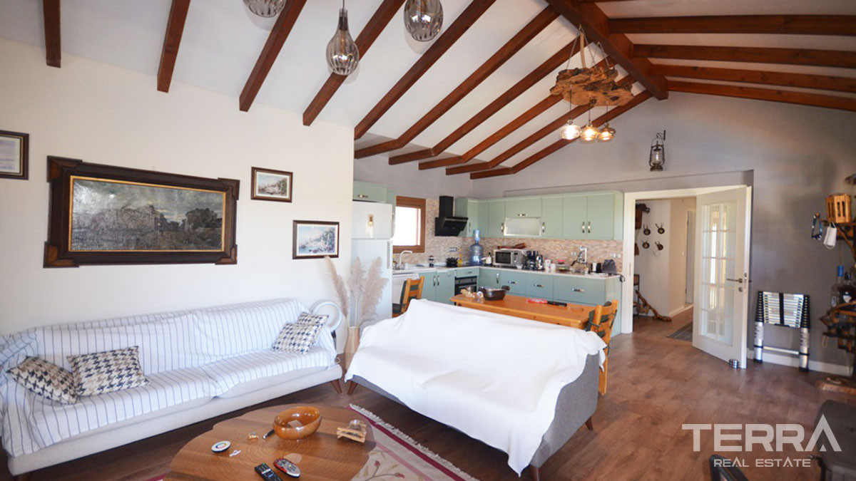 Formidable Maison Sur Terrain Privé de 1000 m2 à Üzümlü Fethiye - 49418