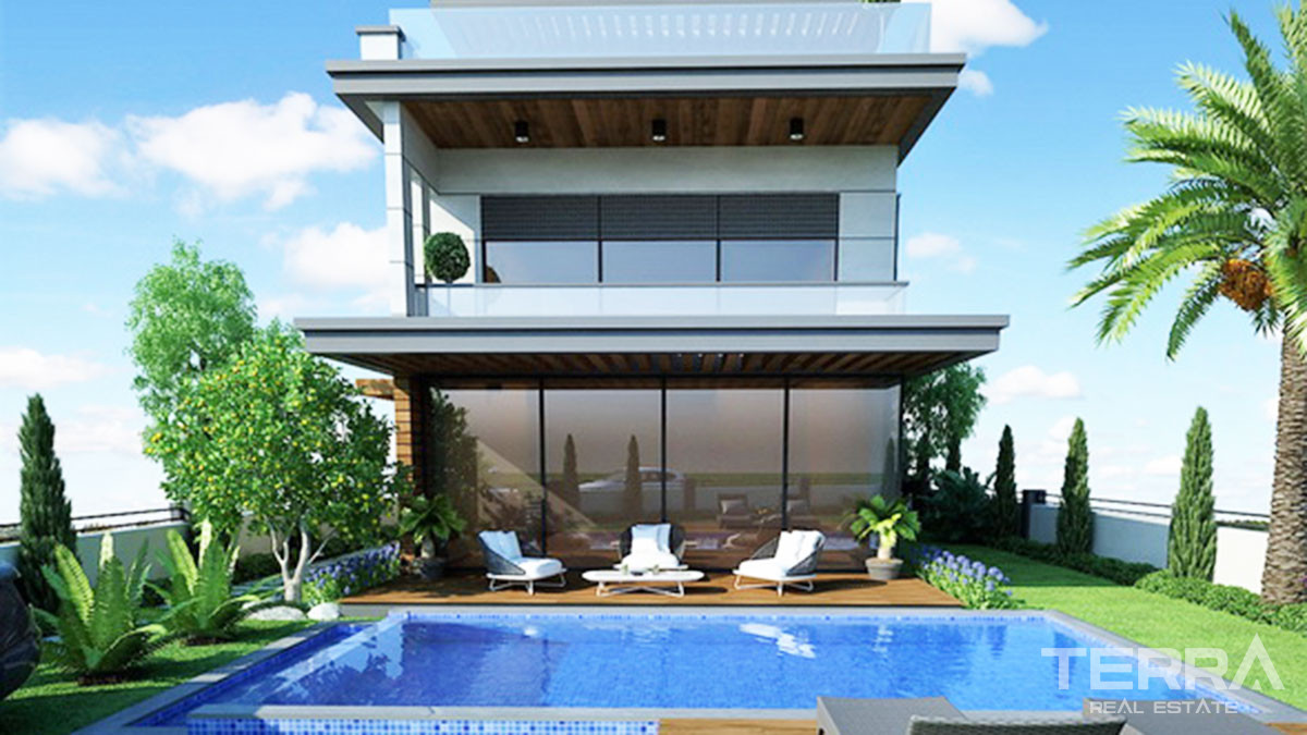 4-Bed Luxury Villas for Sale in Fethiye Çalış - 49440