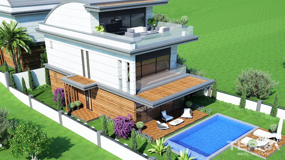 4-Bed Luxury Villas for Sale in Fethiye Çalış - 49442