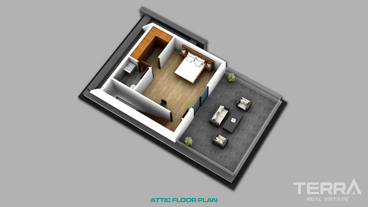 4-Bed Luxury Villas for Sale in Fethiye Çalış - 49449
