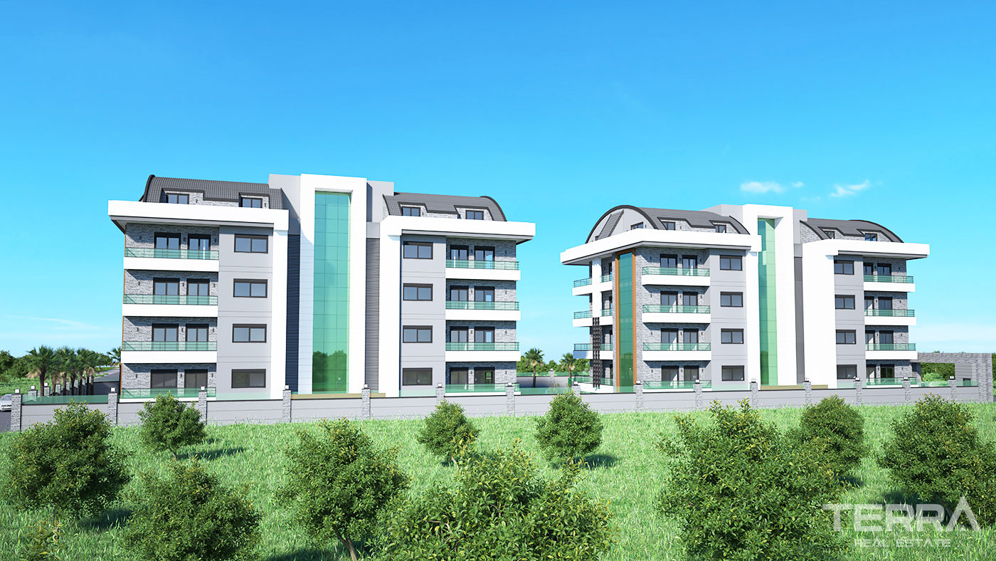 Mieszkania inwestycyjne w Oba Alanya w luksusowym kompleksie - 49612