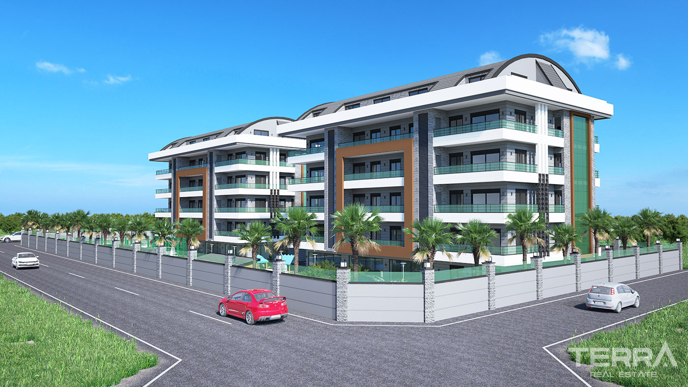 Mieszkania inwestycyjne w Oba Alanya w luksusowym kompleksie - 49613