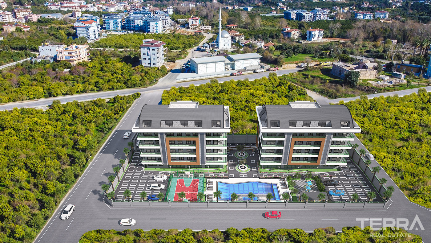 Mieszkania inwestycyjne w Oba Alanya w luksusowym kompleksie - 49624