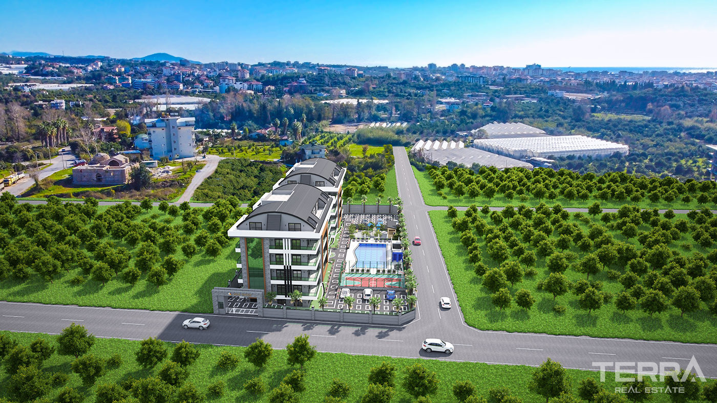 Investment Flats to Buy in Alanya Oba Close to Social Facilities