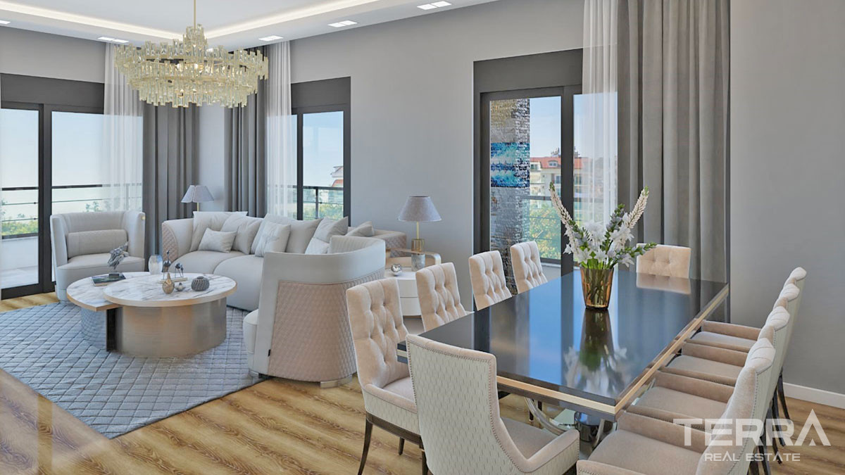 Mieszkania inwestycyjne w Oba Alanya w luksusowym kompleksie - 53397