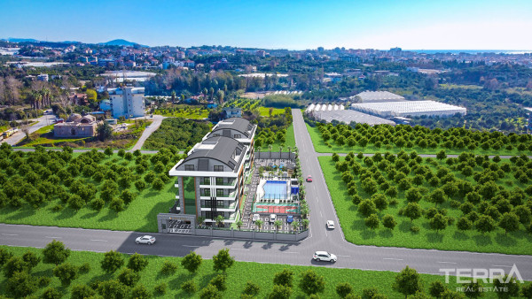 Mieszkania inwestycyjne w Oba Alanya w luksusowym kompleksie
