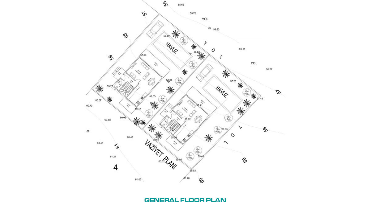Luxury Villas to Buy in Fethiye Karaağaç Kirme Faralya - 49721