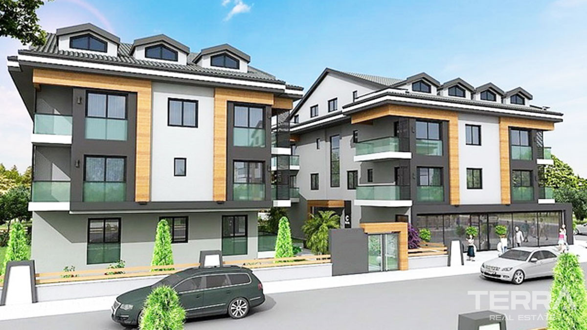 Luxury One Bedroom Apartment for Sale in Fethiye Close to the Seashore - 49880