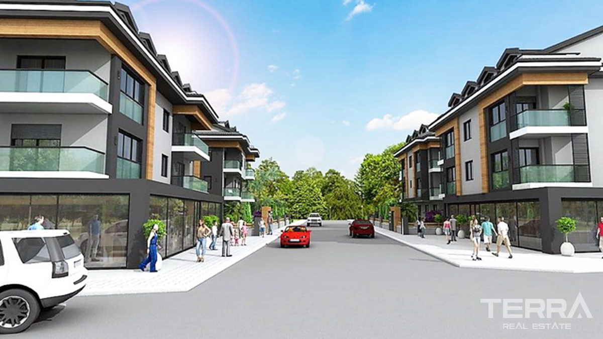Luxury One Bedroom Apartment for Sale in Fethiye Close to the Seashore - 49882
