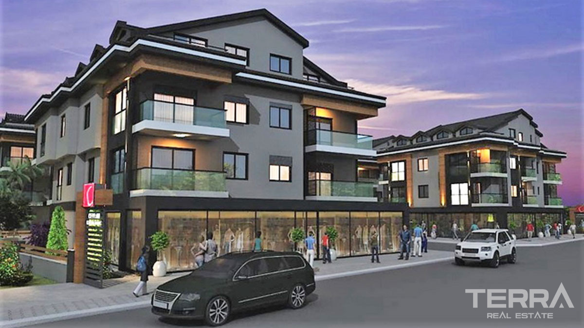 Luxury One Bedroom Apartment for Sale in Fethiye Close to the Seashore - 49884