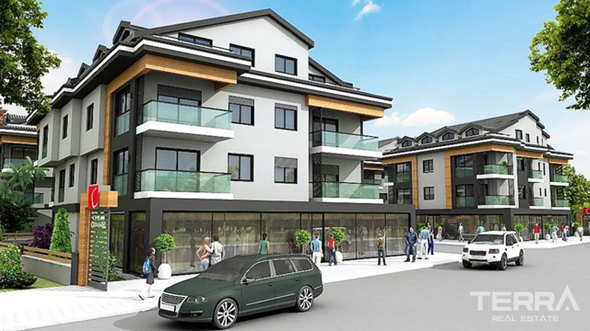 Luxury One Bedroom Apartment for Sale in Fethiye Close to the Seashore - 49888