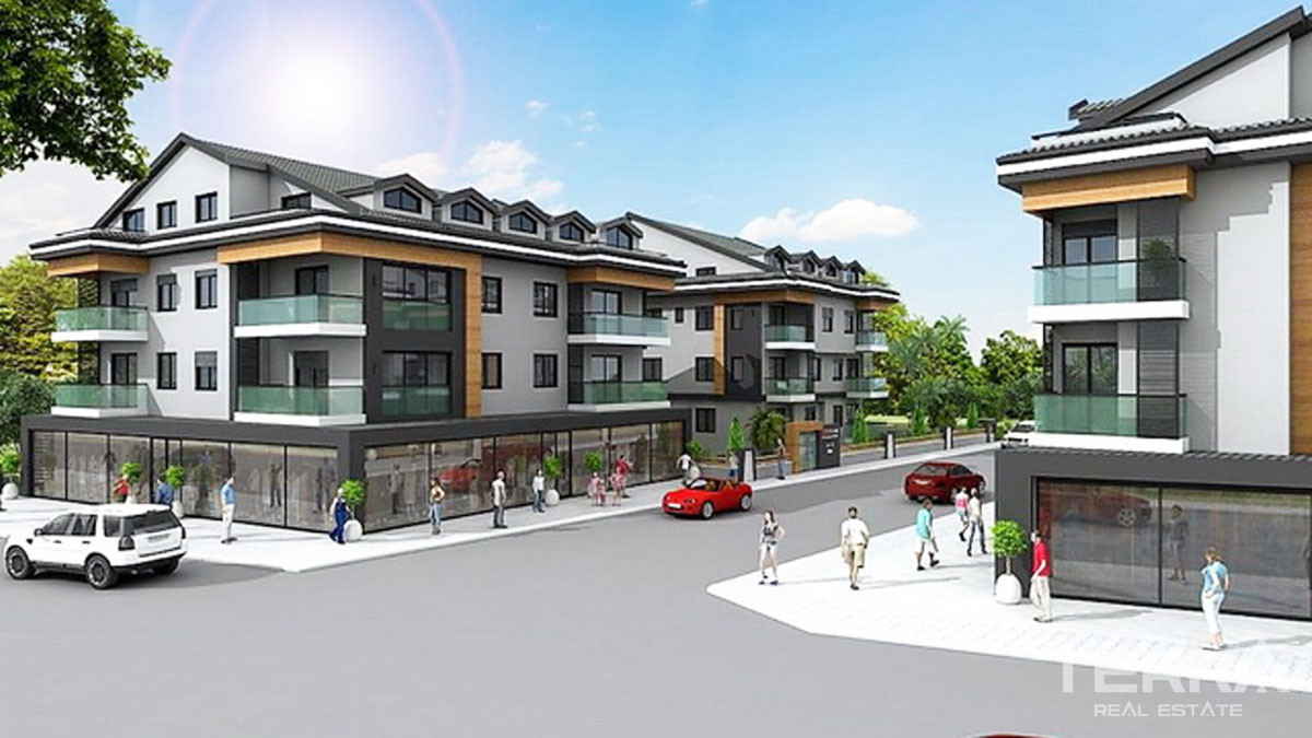 Luxury One Bedroom Apartment for Sale in Fethiye Close to the Seashore - 49890