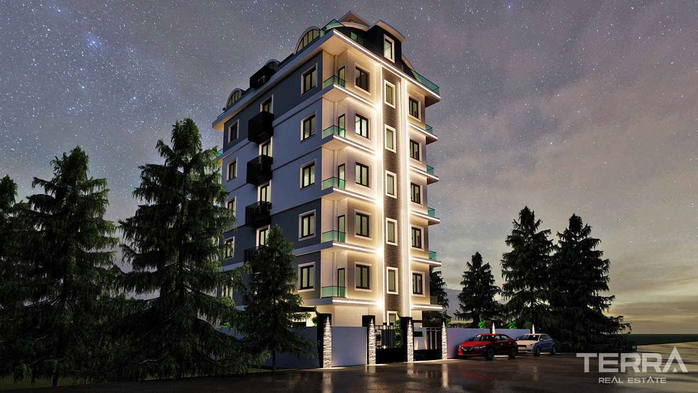 Apartments to Buy in Alanya Tosmur Only 500 m From The Beach - 49990
