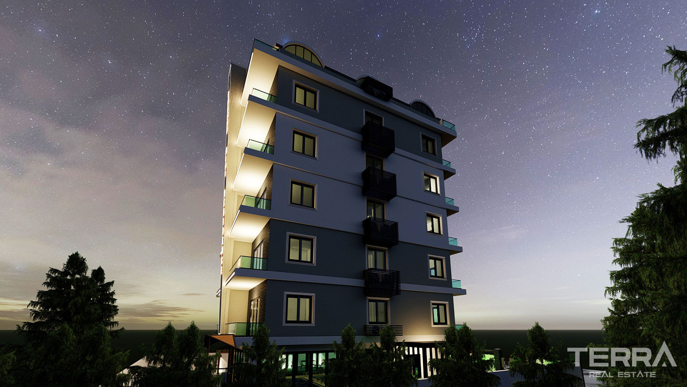 Apartments to Buy in Alanya Tosmur Only 500 m From The Beach - 49994