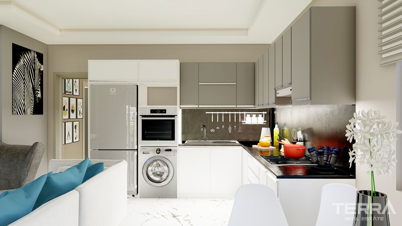 Apartments to Buy in Alanya Tosmur Only 500 m From The Beach - 50022