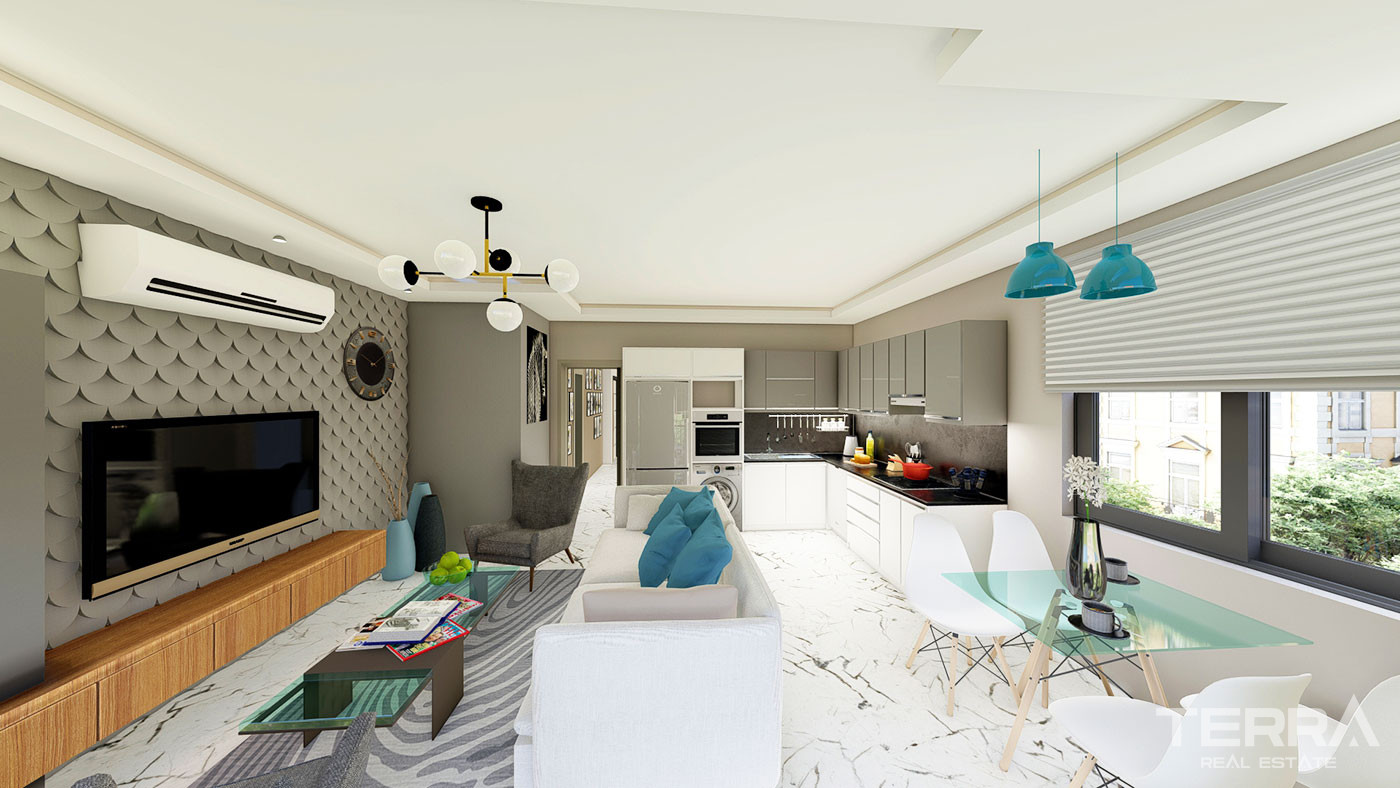 Apartments to Buy in Alanya Tosmur Only 500 m From The Beach - 50027
