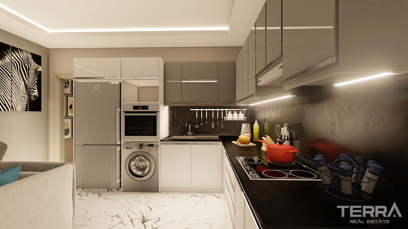 Apartments to Buy in Alanya Tosmur Only 500 m From The Beach - 50036