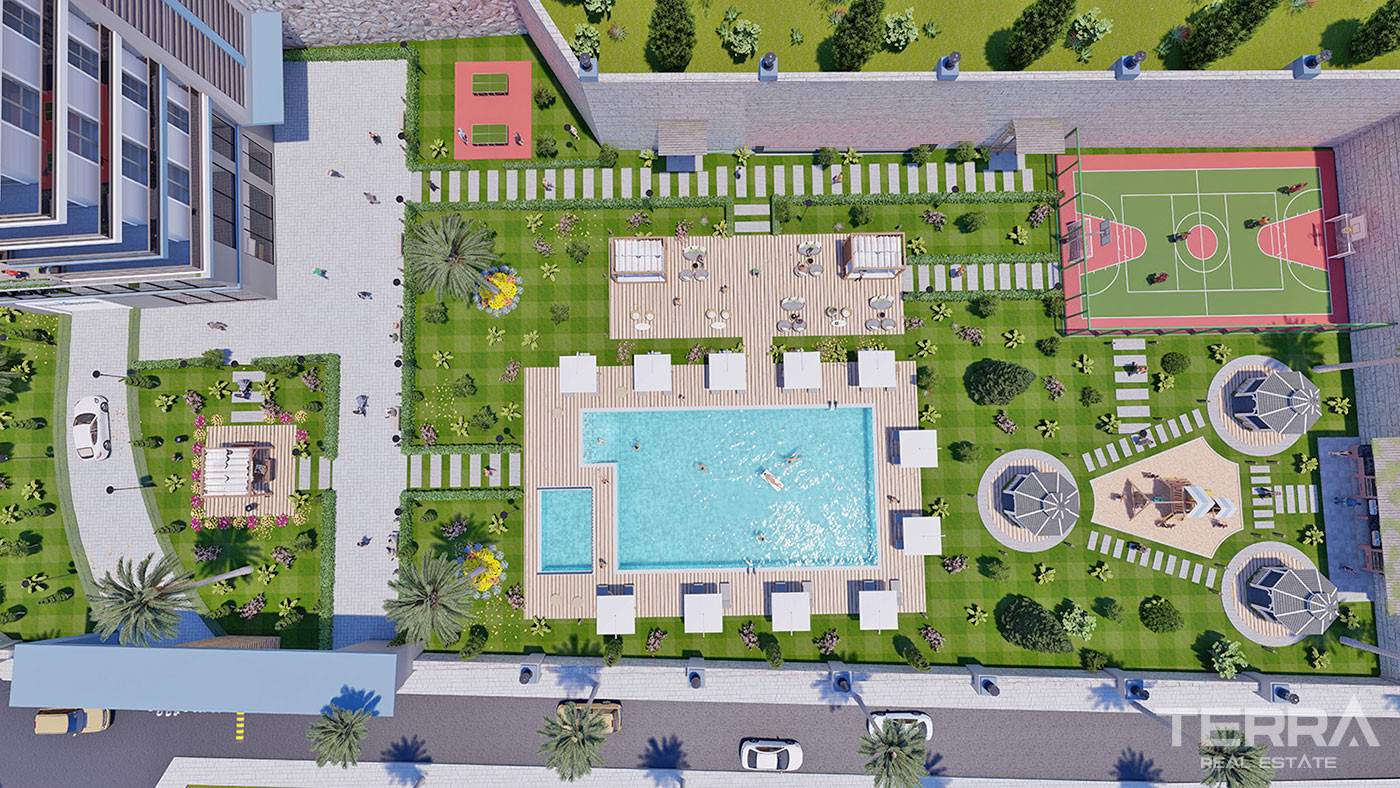Appartements Modernes à Alanya à Vendre Proches de la Mer et Commerces - 50105
