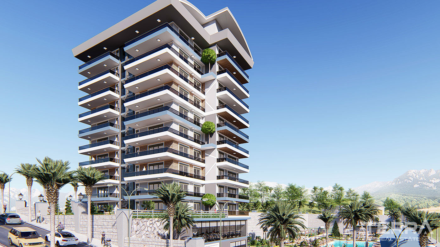 Alanya Apartments for Sale within Walking Beach Distance in Tosmur
