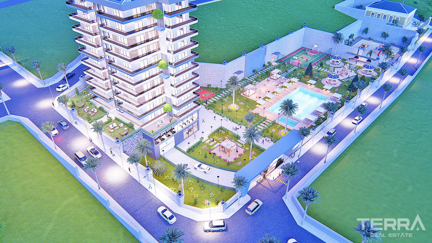Appartements Modernes à Alanya à Vendre Proches de la Mer et Commerces - 50109