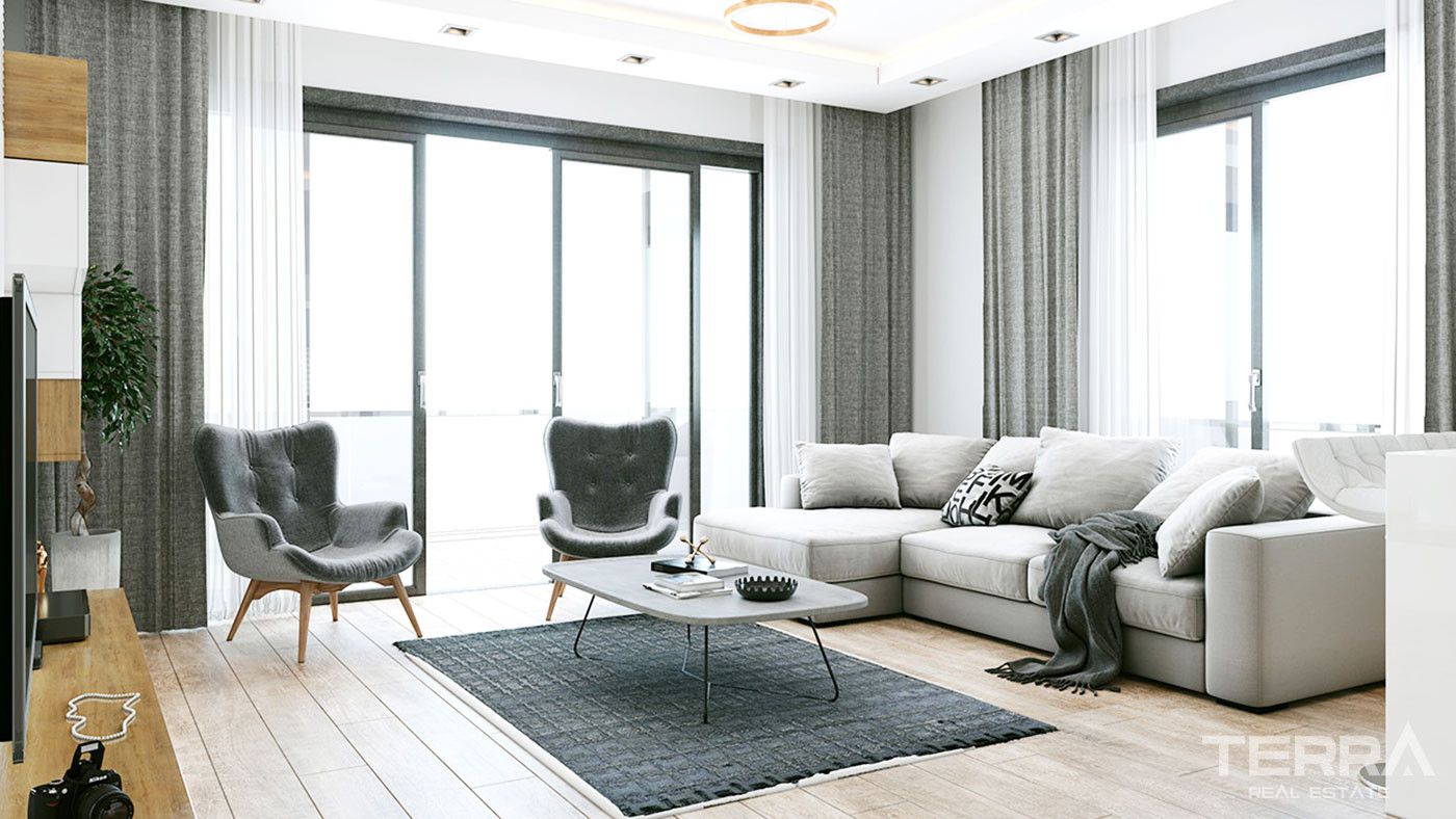 Appartements Modernes à Alanya à Vendre Proches de la Mer et Commerces - 50136