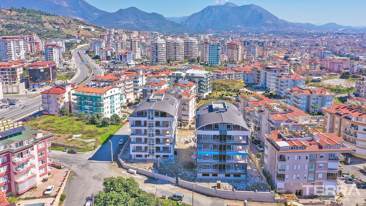 Appartements de Qualité Parfaite Avec Cuisine Séparée à Alanya Centre - 53669