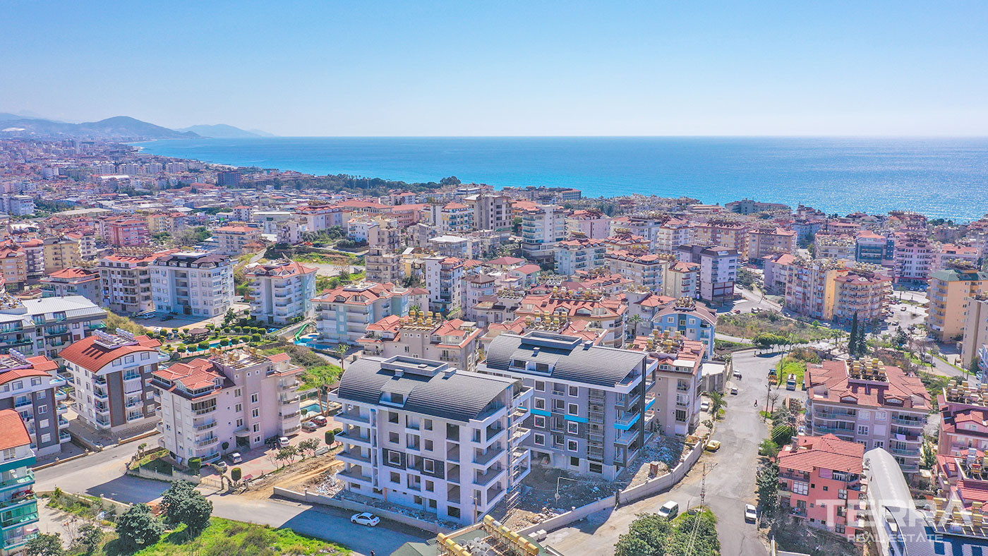 Appartements de Qualité Parfaite Avec Cuisine Séparée à Alanya Centre - 53670