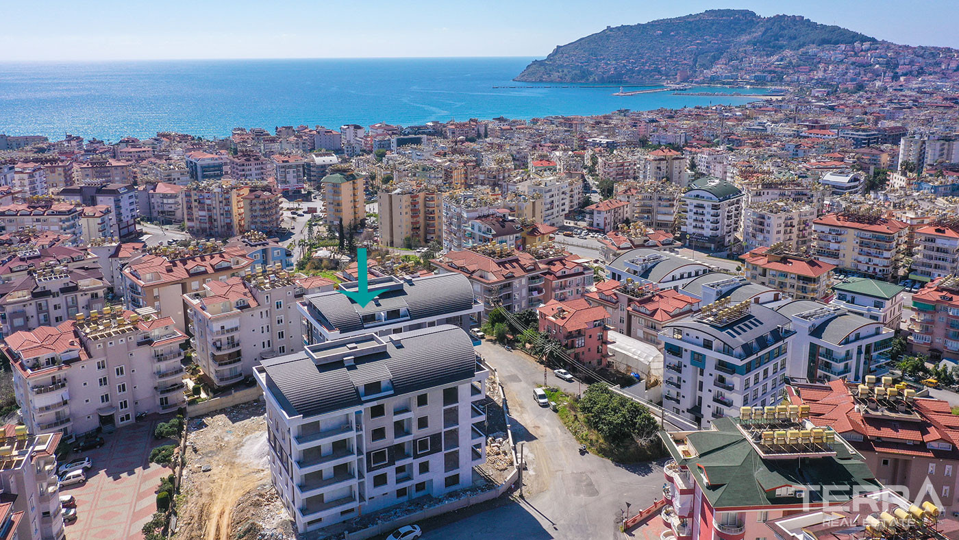 Appartements de Qualité Parfaite Avec Cuisine Séparée à Alanya Centre - 53673