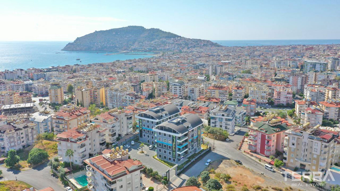 Appartements de Qualité Parfaite Avec Cuisine Séparée à Alanya Centre - 60856