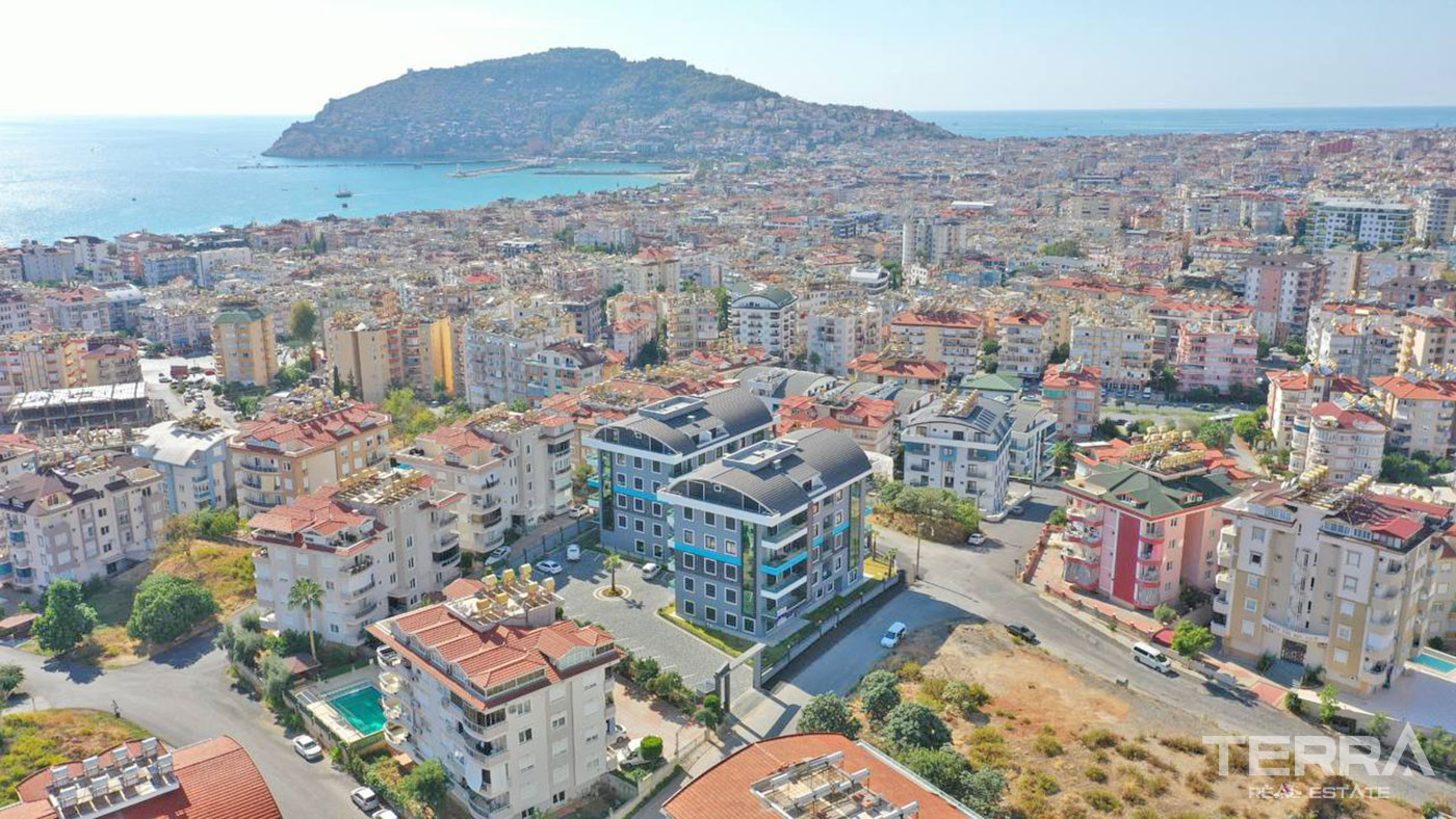 Appartements de Qualité Parfaite Avec Cuisine Séparée à Alanya Centre - 60857