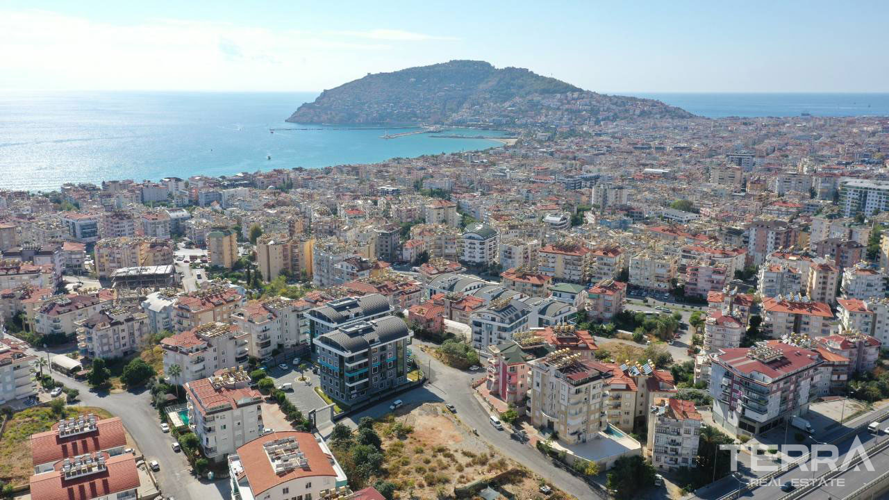 Appartements de Qualité Parfaite Avec Cuisine Séparée à Alanya Centre - 60858
