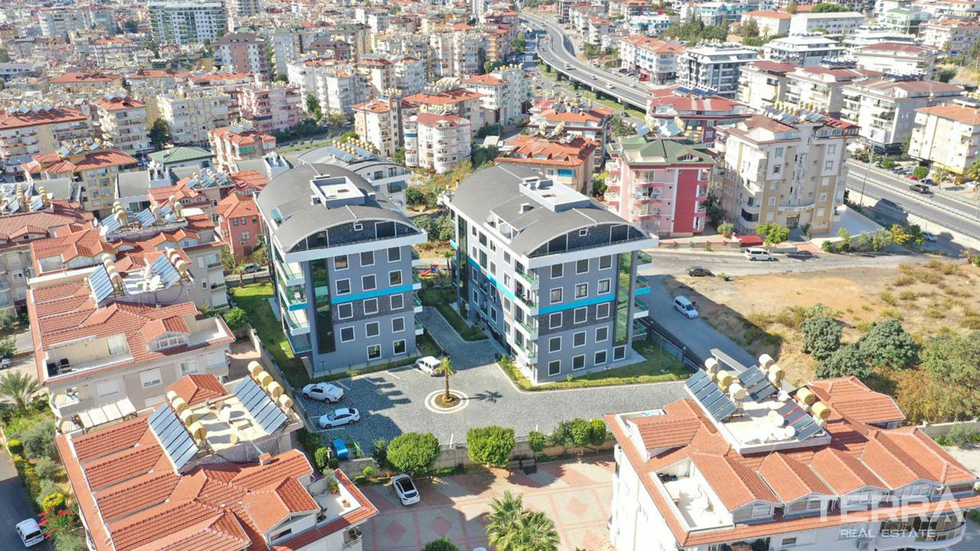 Appartements de Qualité Parfaite Avec Cuisine Séparée à Alanya Centre - 60859