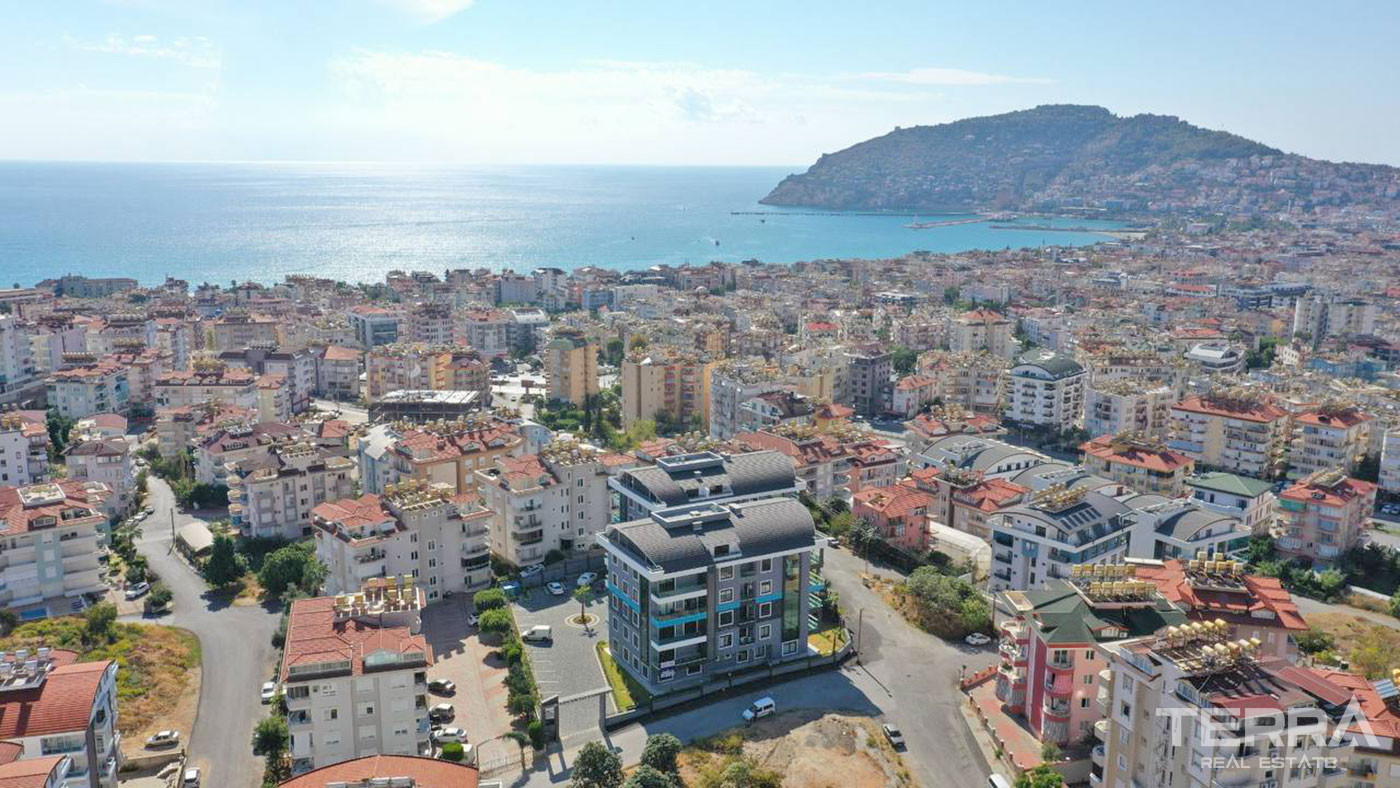 Appartements de Qualité Parfaite Avec Cuisine Séparée à Alanya Centre - 60862