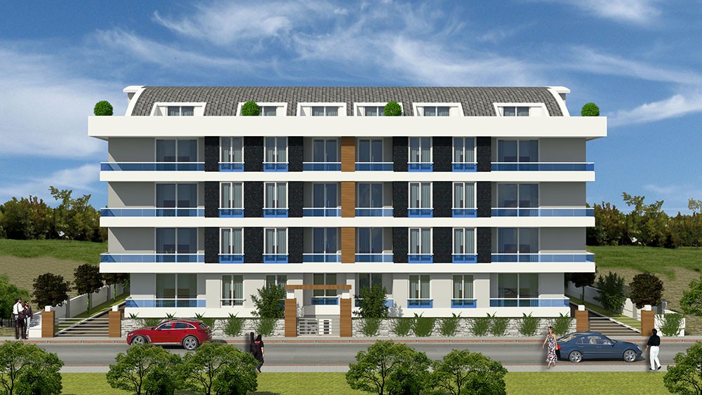 Apartments near the Cleopatra Beach in Alanya - 700