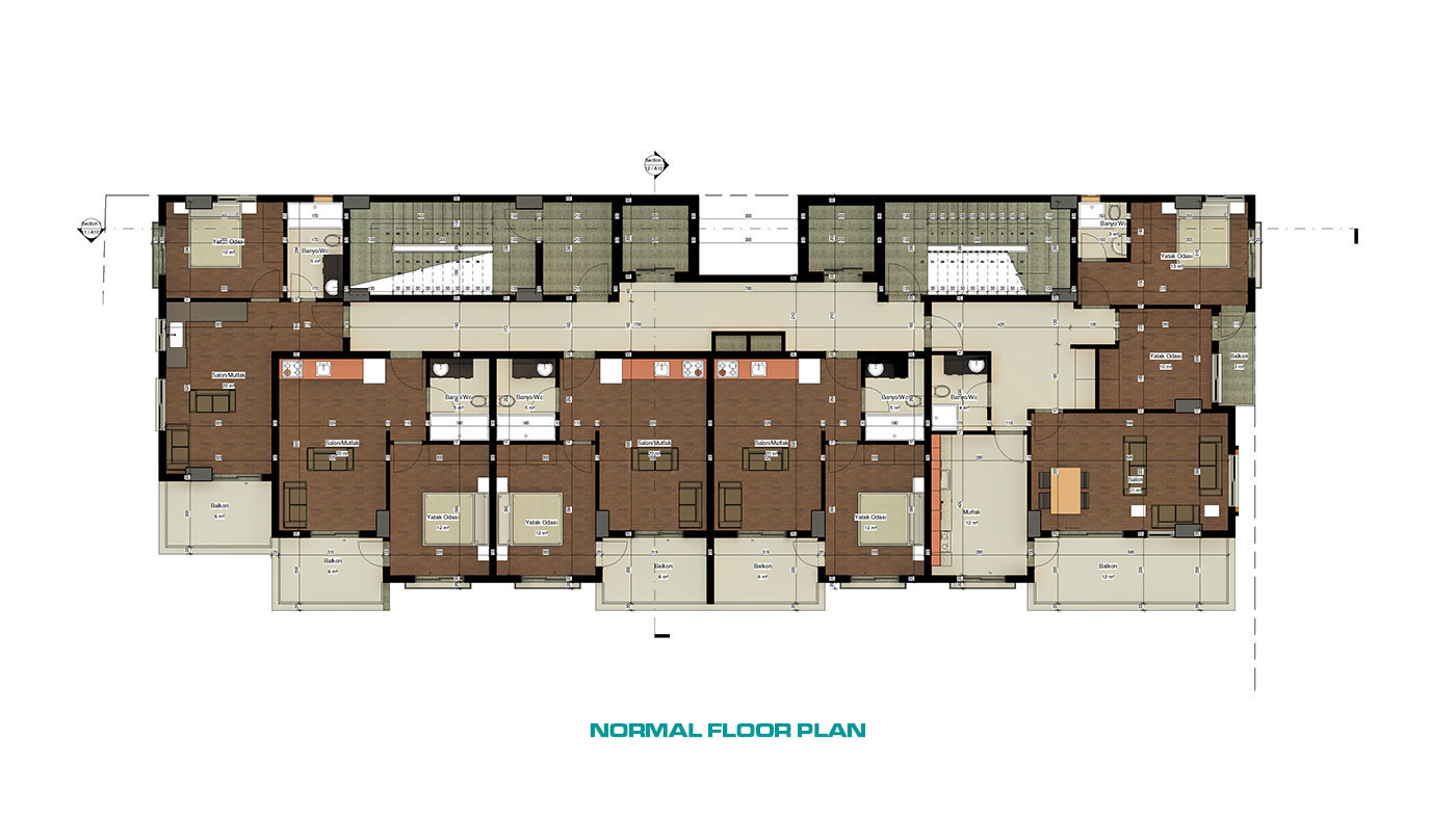 Affordable Flats for Sale in a Serene Spot of Alanya Avsallar - 60259