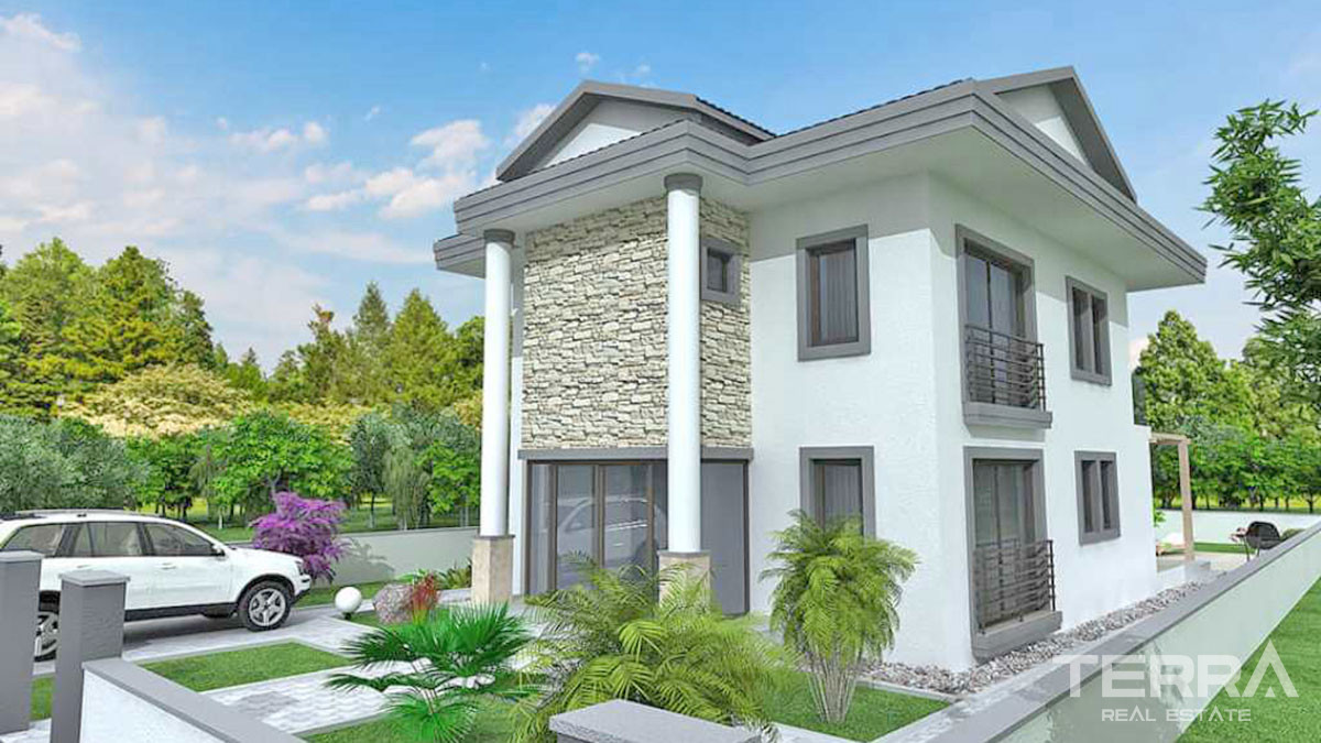 Maison Moderne dans le Quartier Recherché de Karagedik à Çalış - 50374