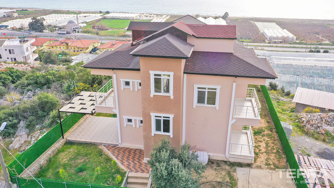Maison Individuelle de Campagne à Demirtaş Alanya Avec Belle Vue Mer - 50439