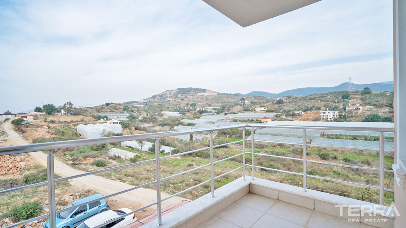 Maison Individuelle de Campagne à Demirtaş Alanya Avec Belle Vue Mer - 50446