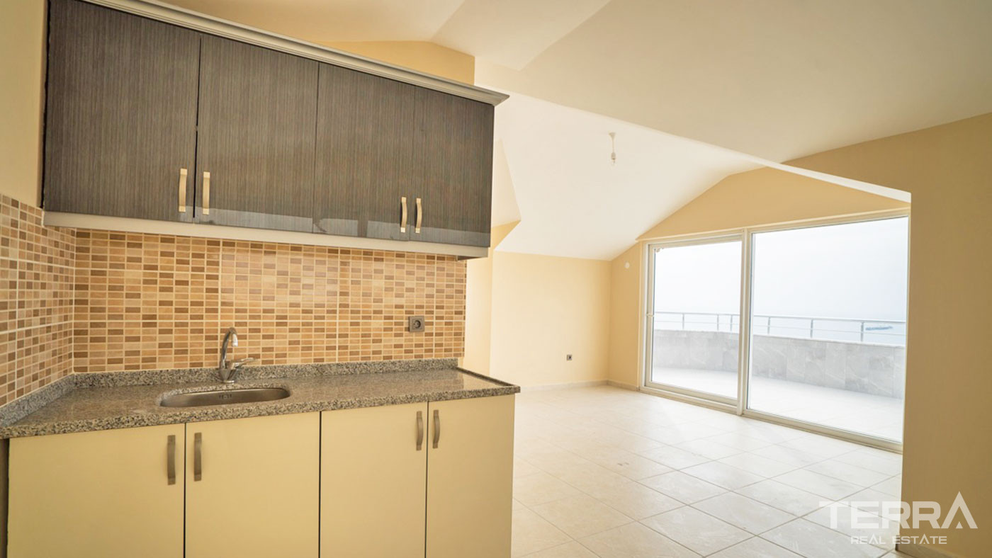 Maison Individuelle de Campagne à Demirtaş Alanya Avec Belle Vue Mer - 50451