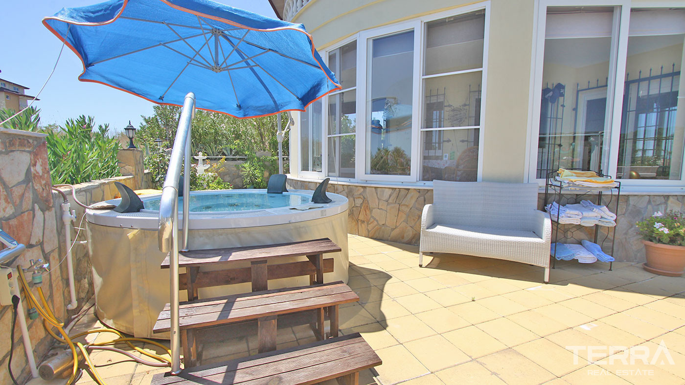 Furnished Detached Villa with Swimming Pool to Buy in Avsallar Alanya - 50513