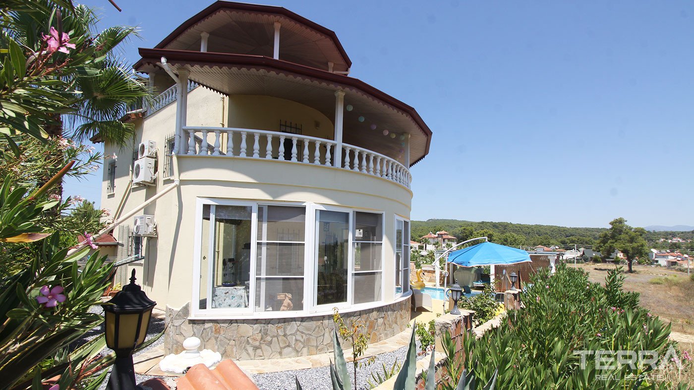 Furnished Detached Villa with Swimming Pool to Buy in Avsallar Alanya
