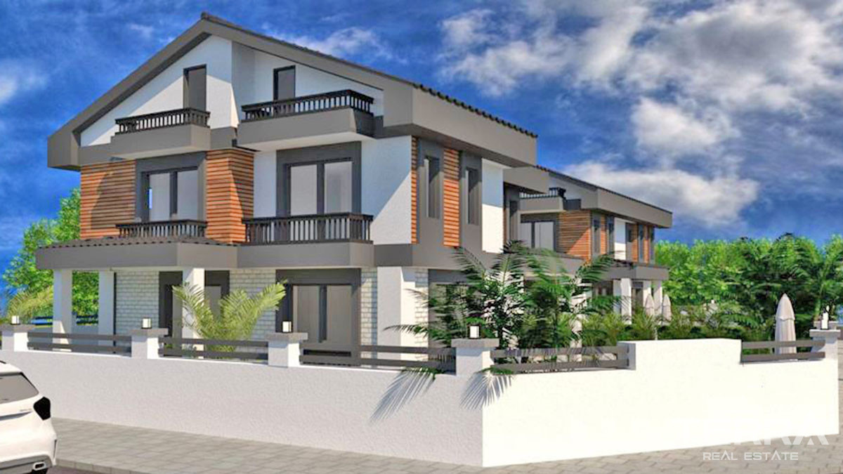 Semi-Detached Villas to Buy in Fethiye Only 700m from the Çalış Beach - 50628